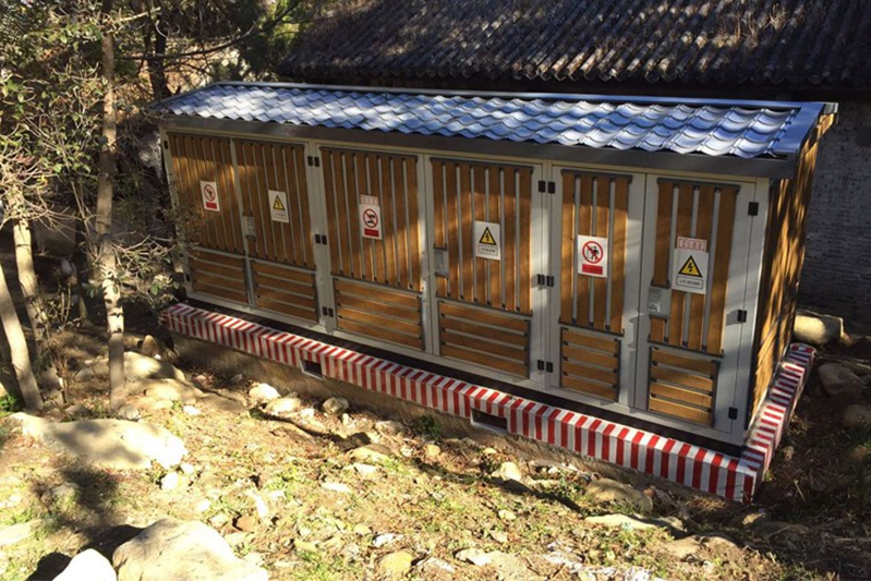 大理天龍八部影視城新裝景觀型箱式變電站安裝工程